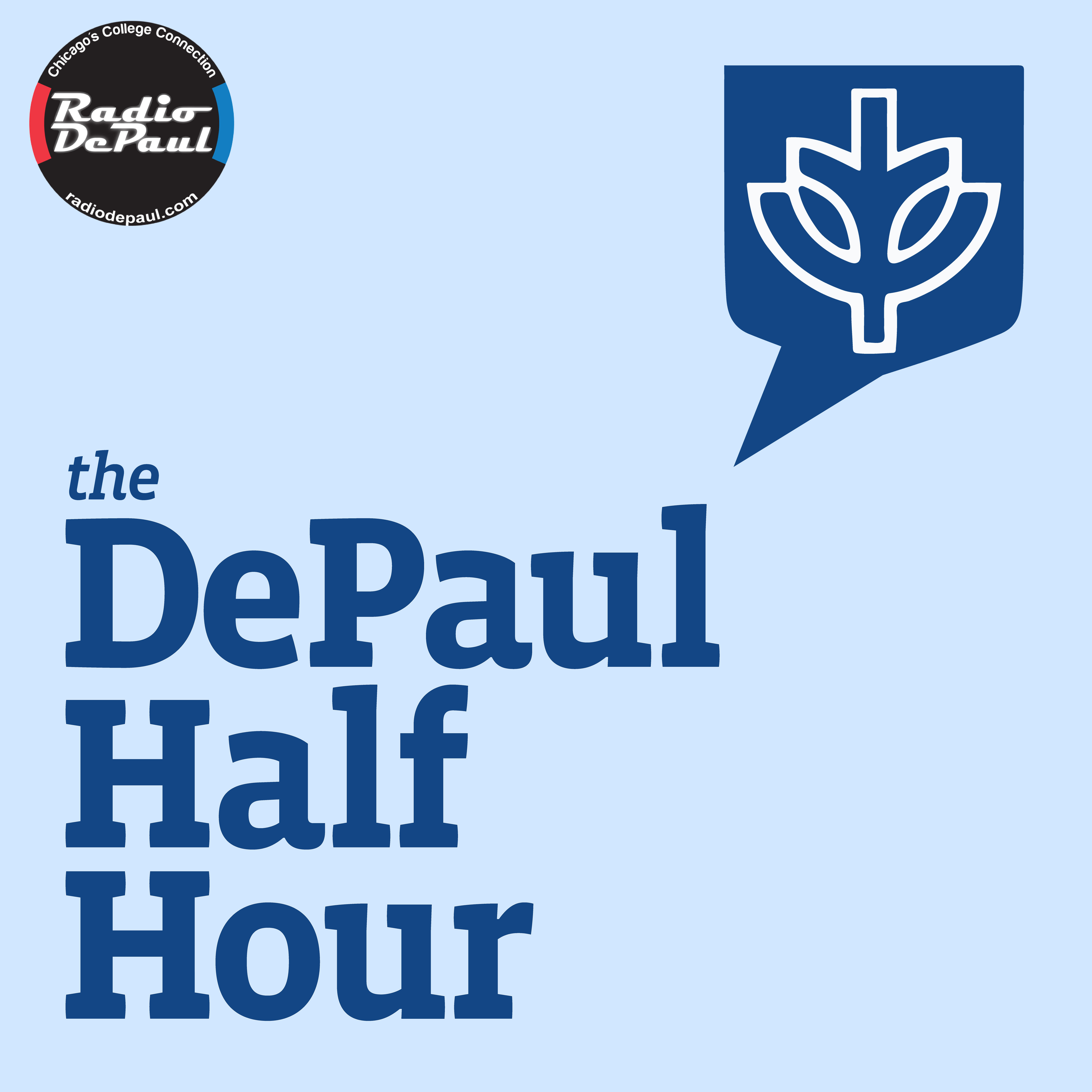 The DePaul Half Hour Show Logo