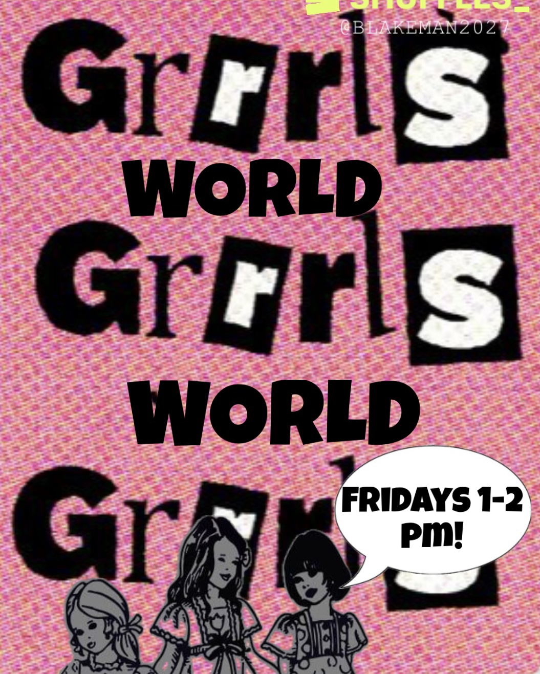 Grrrls World Show Logo